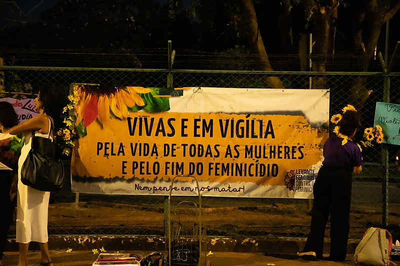 Feminicídio em Brasília. Gabriela Bispo de Jesus, 33 anos, foi assassinada a facadas dentro de casa.