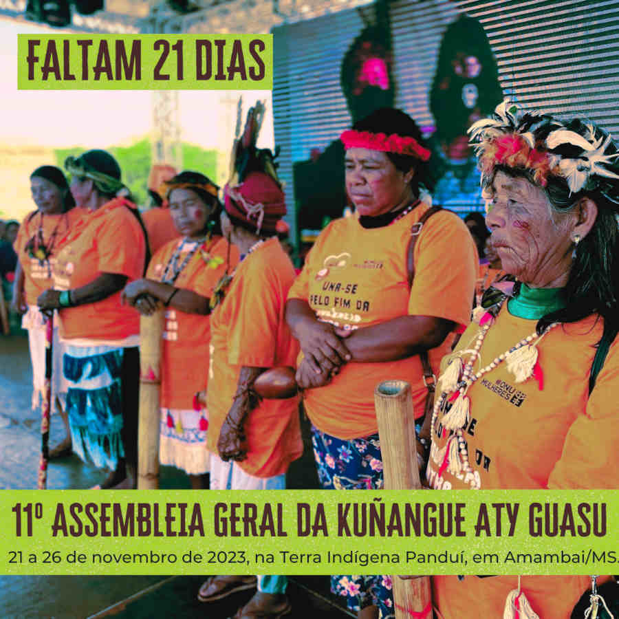 21 dias para a maior Assembleia anual das Mulheres Kaiowá e Guarani