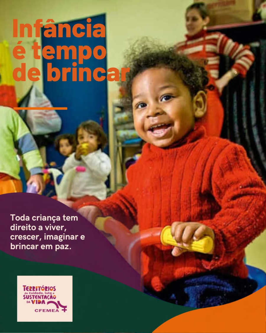 Criancas na Creche Vila dos Papeleiros creche