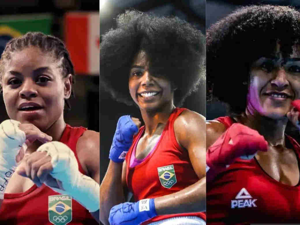 Boxeadoras negras representam o Brasil nos Jogos Olímpicos de Paris
