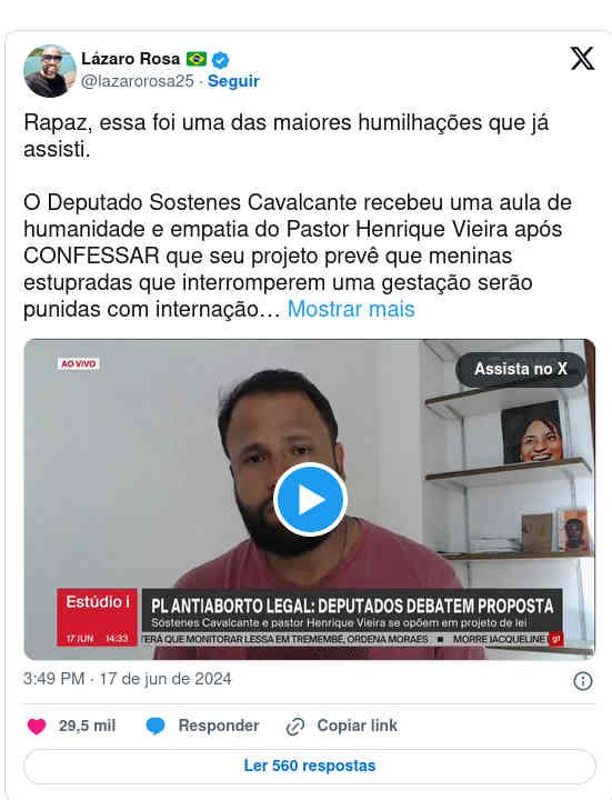 pastor henrique critica pl estupro