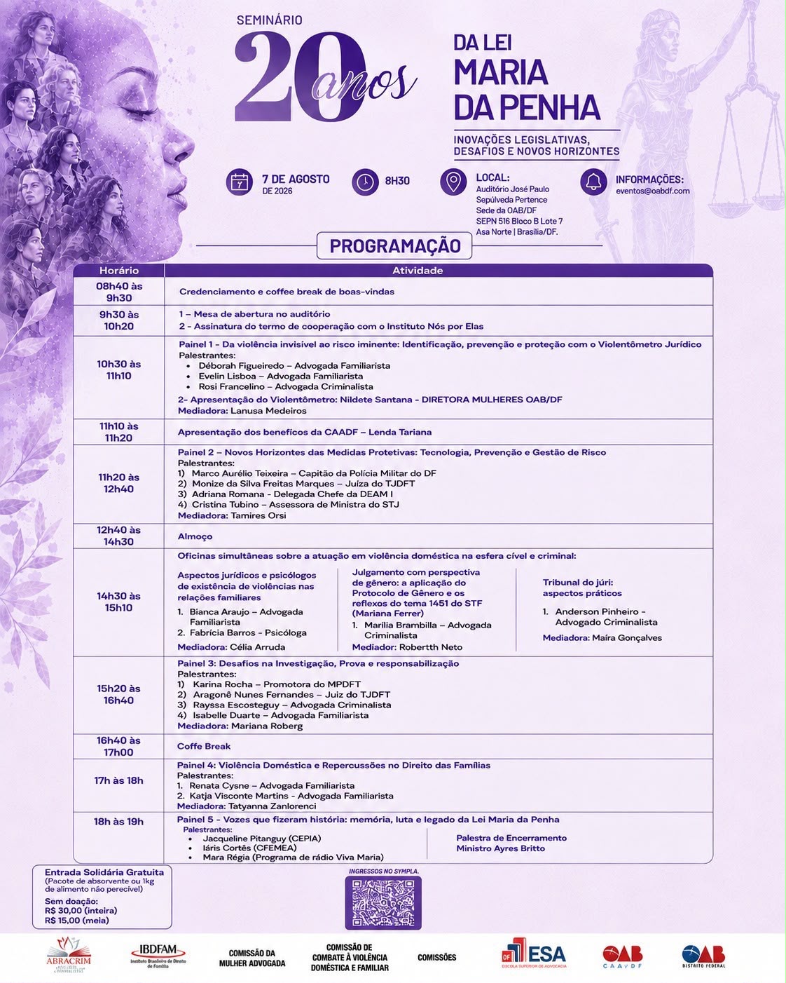 programacao oab df 20LMP